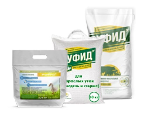Для взрослых уток возрастом 26 недель и старше